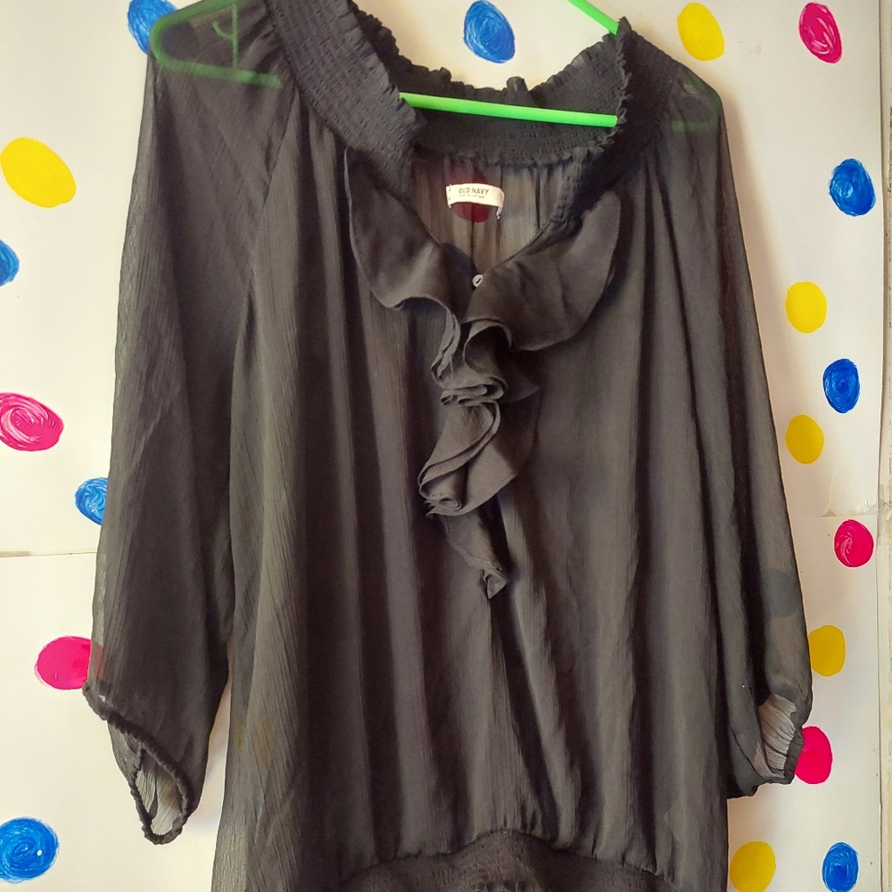 Old Navy Sheer Top